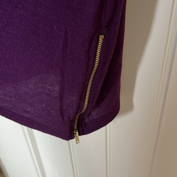 Ricki’s Rich Purple Light Weight Scoop Neck Sweater - Picture 5 of 5